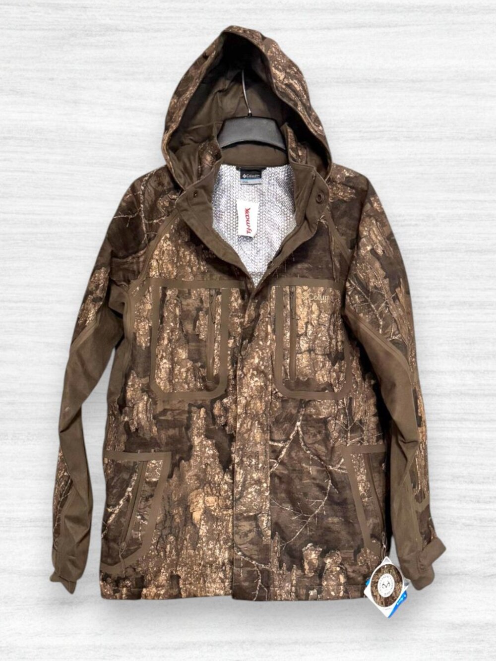 NWT Columbia PHG Trophy Rack Omni-Heat 3D Realtree Timber Hunting Jacket Mens L